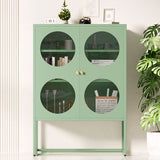 ArtissIn Buffet Sideboard Metal Cabinet - ELLA Green