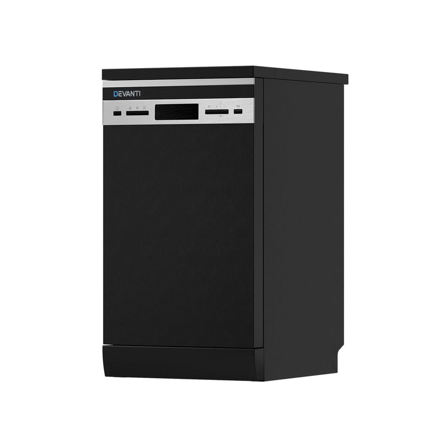 Devanti 10 Place Settings Freestanding Dishwasher Black