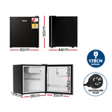 Devanti 48L Bar Fridge Black