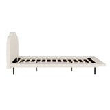 Artiss Bed Frame Queen Size Boucle Beige SASA