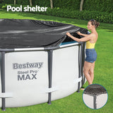 Bestway Pool Cover Fits 3.05m Round Above Ground Swimming Pool PVC Blanket