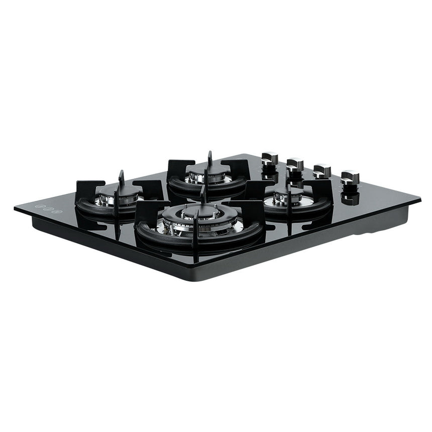 Devanti Gas Cooktop 60cm Stove Hob Black