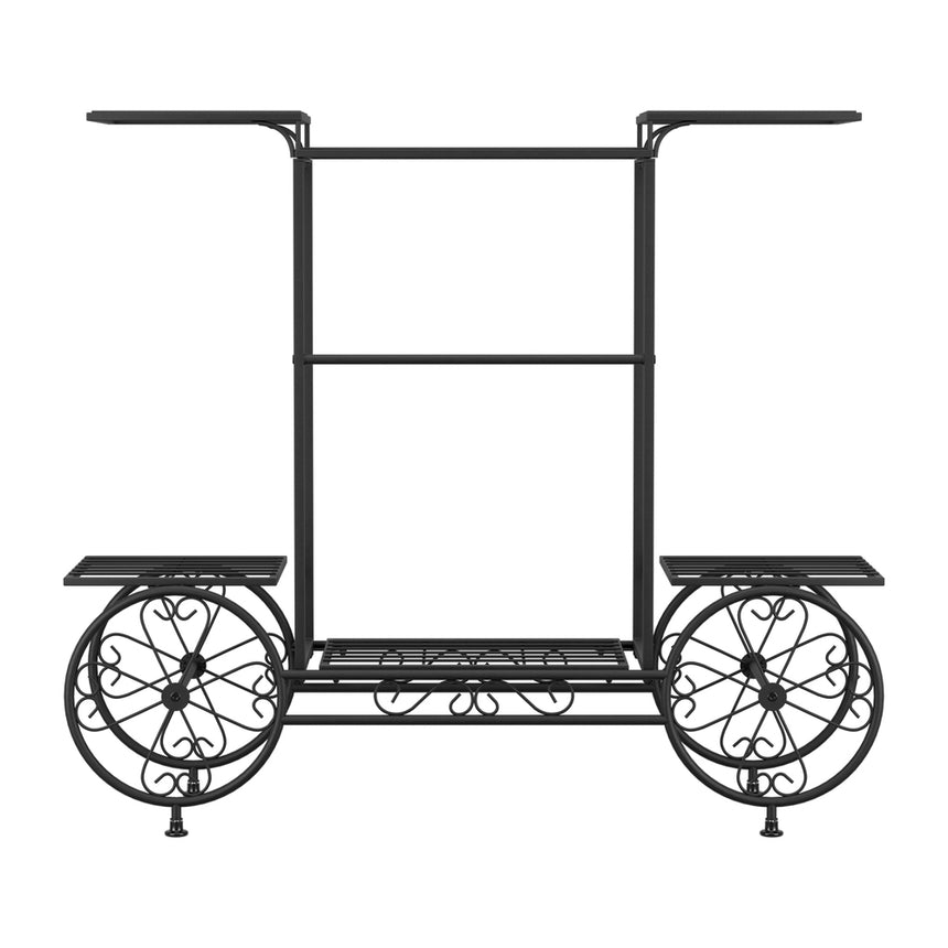 Artiss Plant Stand 6 Tier Iron 4 Wheeler