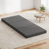 Giselle Bedding Foldable Mattress Folding Foam Bed Single Grey