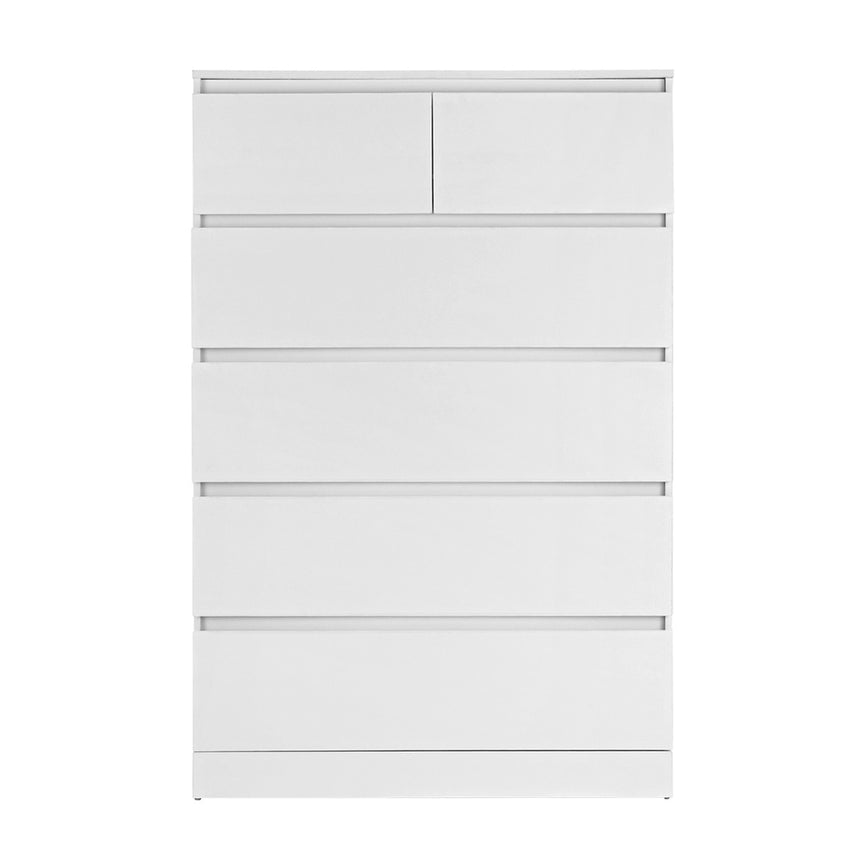 Artiss 6 Chest of Drawers - PEPE White