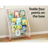 Keezi 6 Tiers Kids Bookshelf Magazine Rack Children Bookcase Organiser Foldable