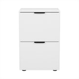 Artiss Filing Cabinet Files Storage Office Shelves File Organiser White 2 Drawer