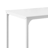 Artiss Bar Table Dining Desk High Kitchen Shelf Metal Legs Cafe Pub White