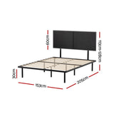 Artiss Bed Frame Queen Size Metal Frame NOE