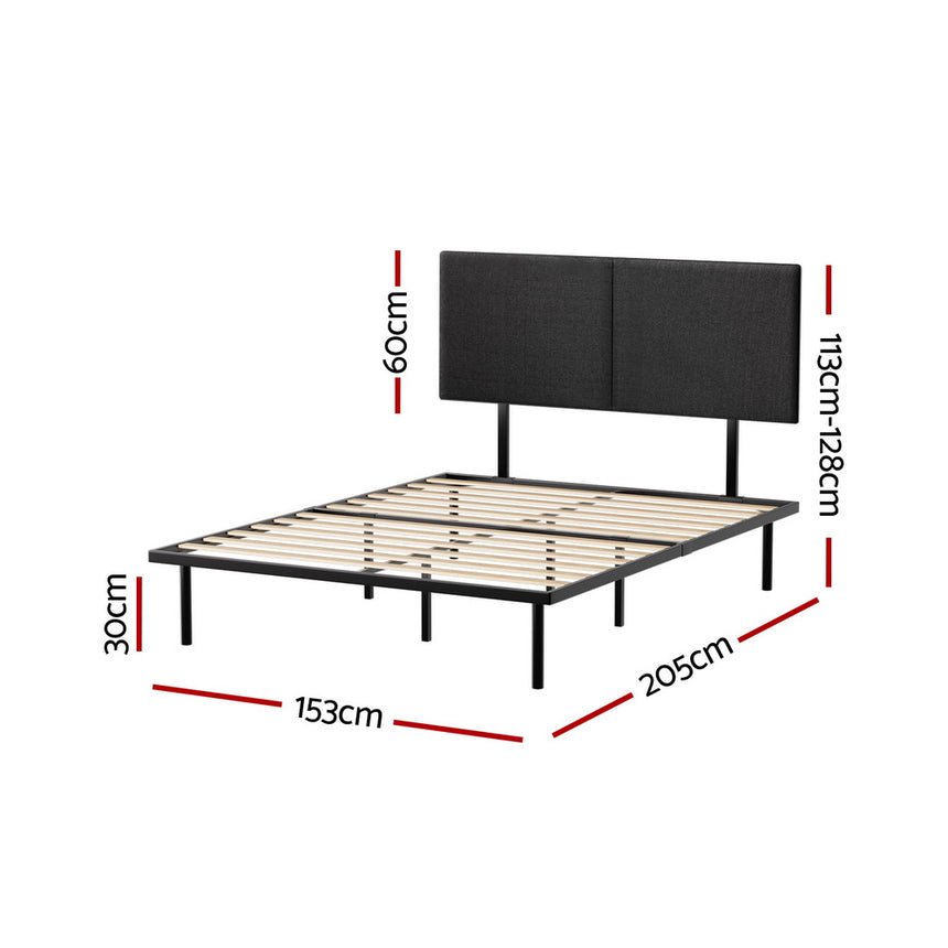 Artiss Bed Frame Queen Size Metal Frame NOR