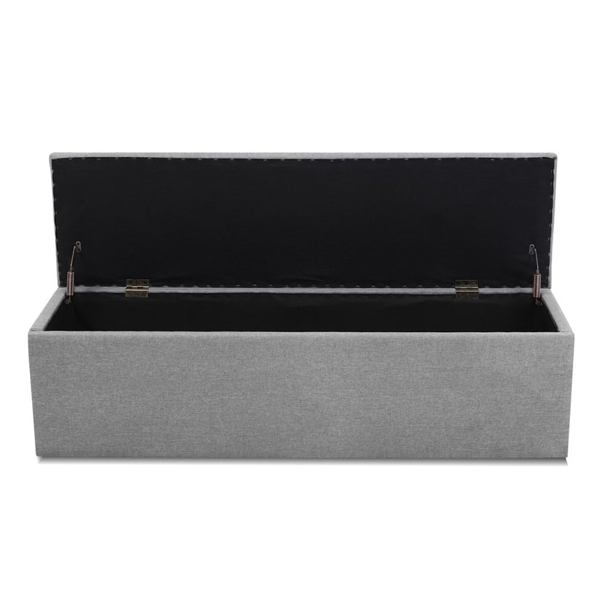 Artiss Storage Ottoman Blanket Box 140cm Linen Grey