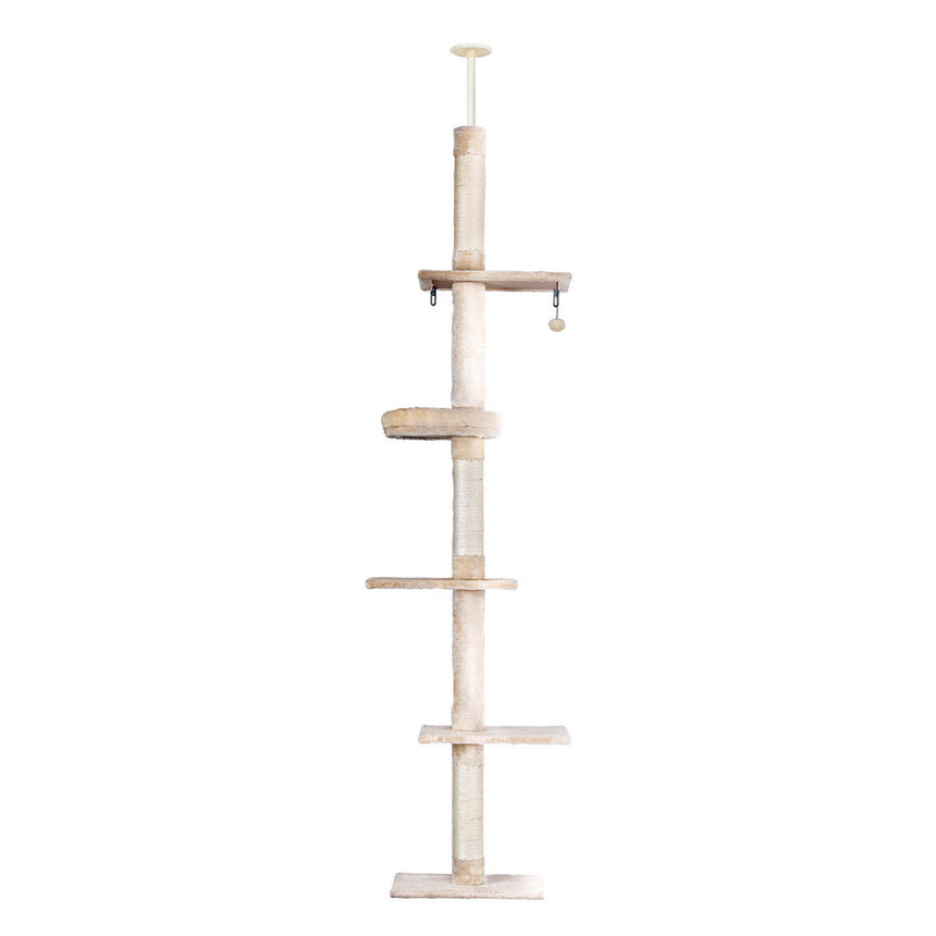 i.Pet Cat Tree 290cm Tower Scratching Cats Post Scratcher Floor to Ceiling Bed