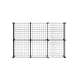 i.Pet Pet Dog Playpen Enclosure Cage 20 Panel Puppy Fence Play Pen Foldable Metal