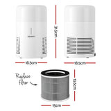 Devanti Air Purifier 3-layer HEPAh11 Filter Home Freshener Carbon PM2.5 Remover