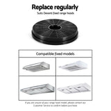 Devanti 17cm Range Hood Carbon Charcoal Filters Replacement X2