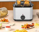 Electric Fryer 1PC Large Capacity Home Chicken Fillet French Fries Fryer All-in-One Deep Fryer Kitchen Appliances