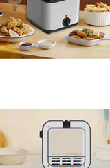 Electric Fryer 1PC Large Capacity Home Chicken Fillet French Fries Fryer All-in-One Deep Fryer Kitchen Appliances