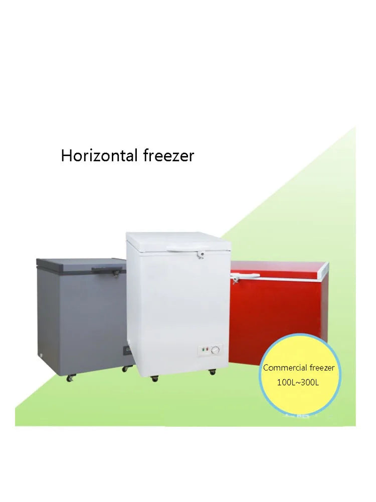 Large-capacity Horizontal Freezer  Refrigerator Comercial Top Door  Small Single-temperature Cabinet Household