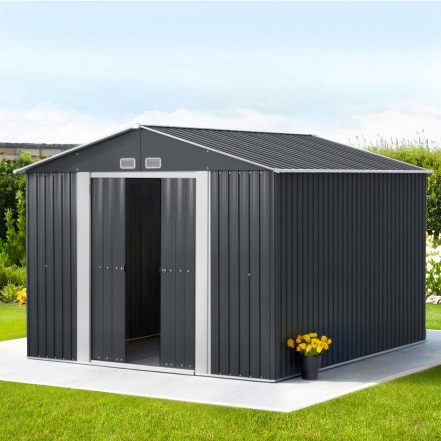 Giantz Garden Shed 3x3M Outdoor Storage Tool Workshop House Shelter