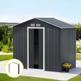 Giantz Garden Shed Outdoor Storage 2.15x1.74M Tool Workshop House w/Extension Kit