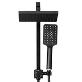 Cefito 8'' Rain Shower Head Set Handheld Square High Pressure Black