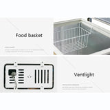 Large-capacity Horizontal Freezer  Refrigerator Comercial Top Door  Small Single-temperature Cabinet Household