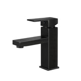 Cefito Bathroom Basin Mixer Tap Square Faucet Vanity Laundry Black