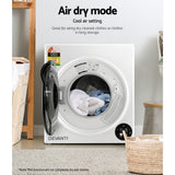 Devanti Tumble Dryer 5kg Fully Auto Black