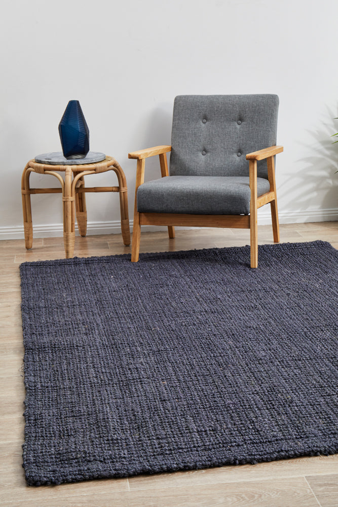 Atrium Barker Navy Rug by Rug Culture - 320X230CM