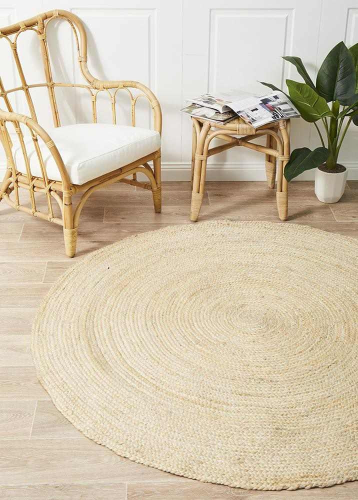 Atrium Polo Bleach By Rug Culture - 120X120cm ROUND