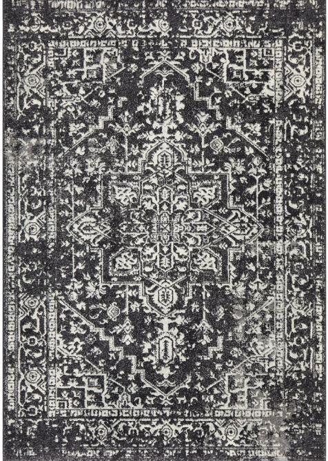 Evoke 253 Charcoal by Rug Culture -400X300CM - RECTANGLE