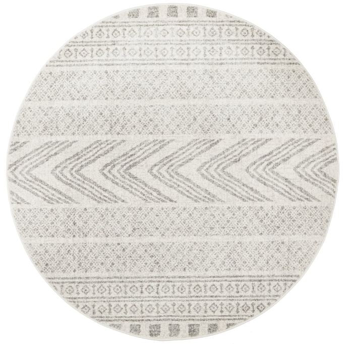 Mirage 359 Grey Round By Rug Culture-240X240CM - ROUND