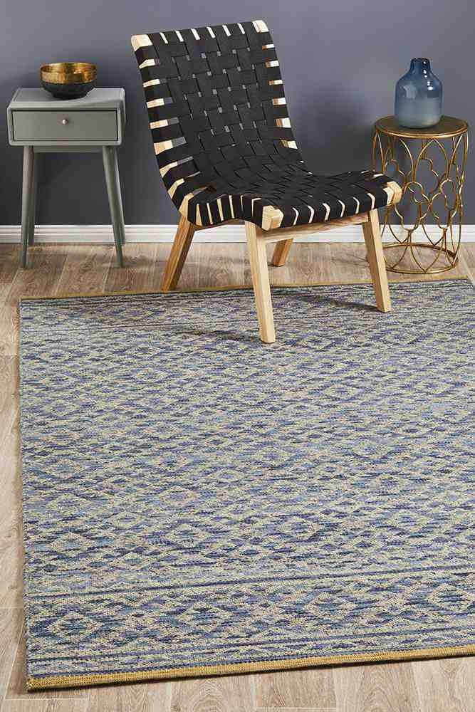 Relic 130 Blue By Rug Culture - 225X155CM - RECTANGLE