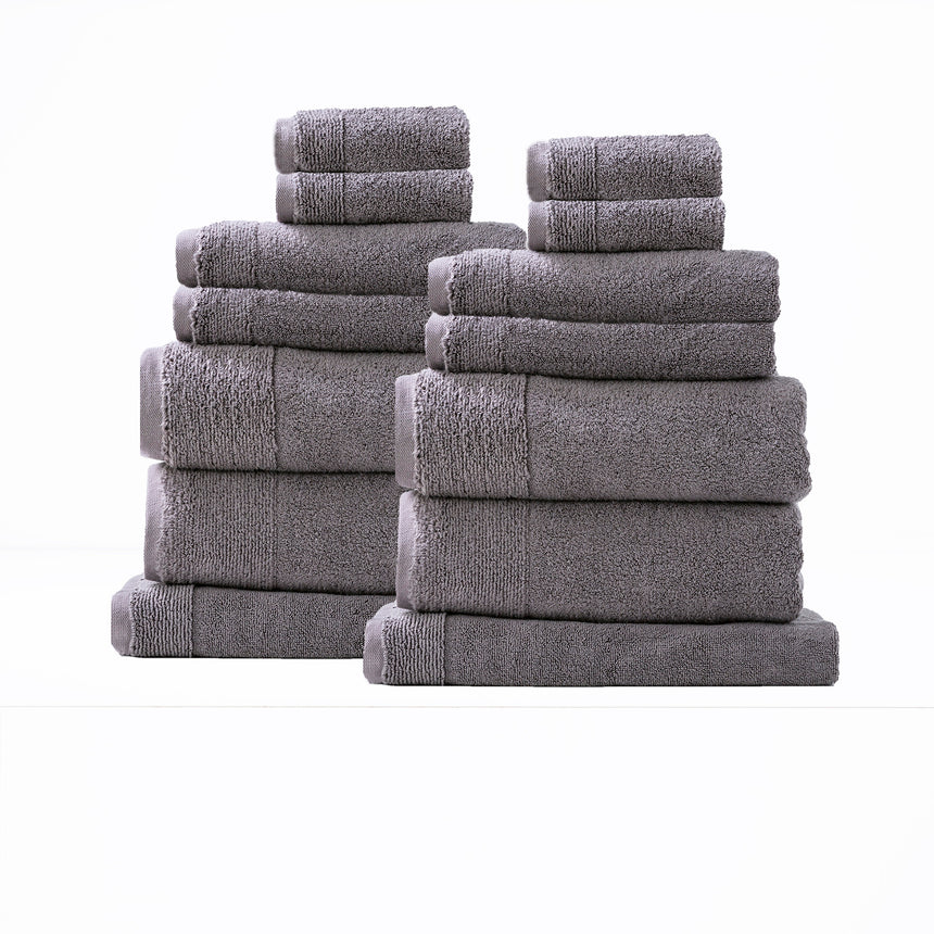 Aireys 650 GSM Zero Twist 14 Piece Vapour Bath Towel by Renee Taylor