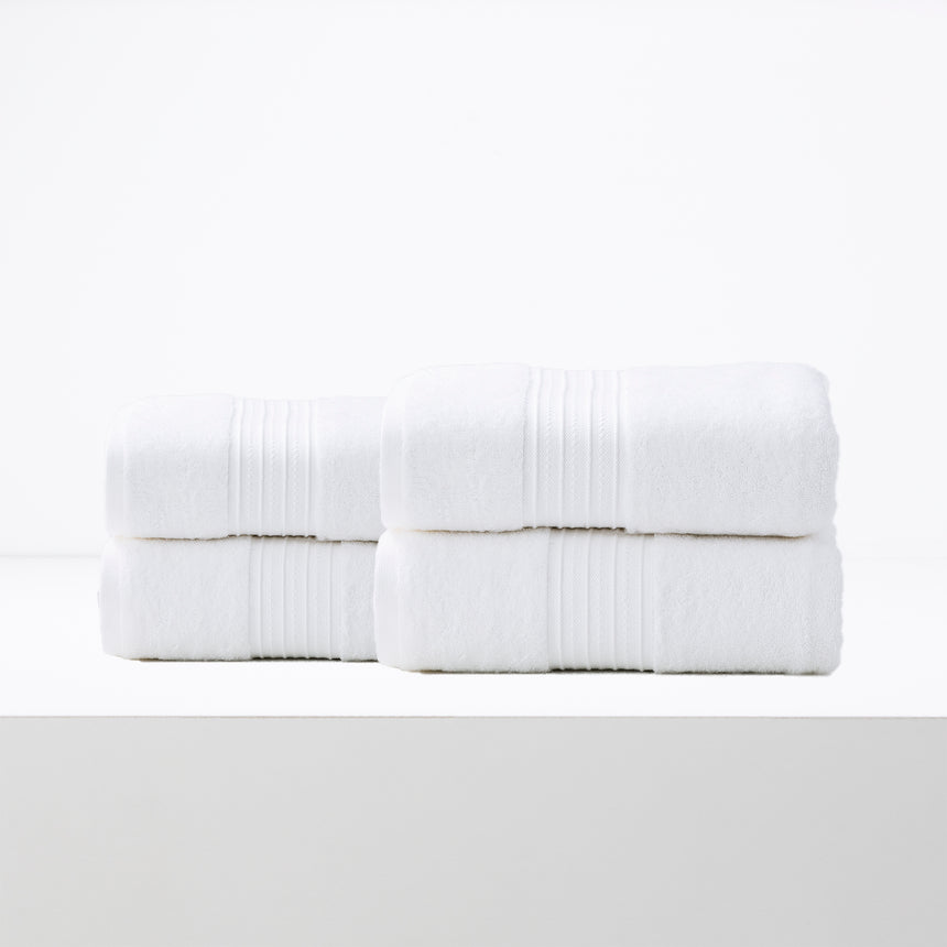 Brentwood 650 GSM Low Twist 4 Pack Bright Bath Sheet by Renee Taylor