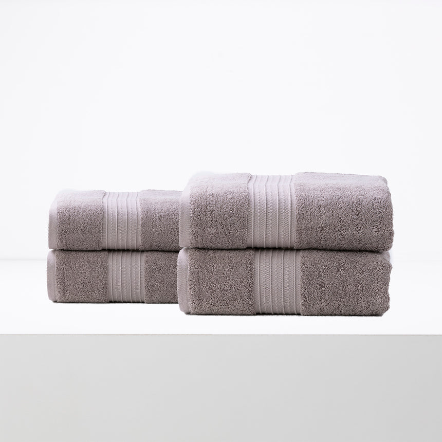 Brentwood 650 GSM Low Twist 4 Pack Whisper Bath Sheet by Renee Taylor