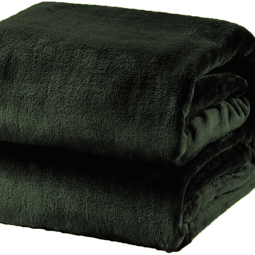 Heavy Weight Acrylic Mink Jade Blanket by Renee Taylor