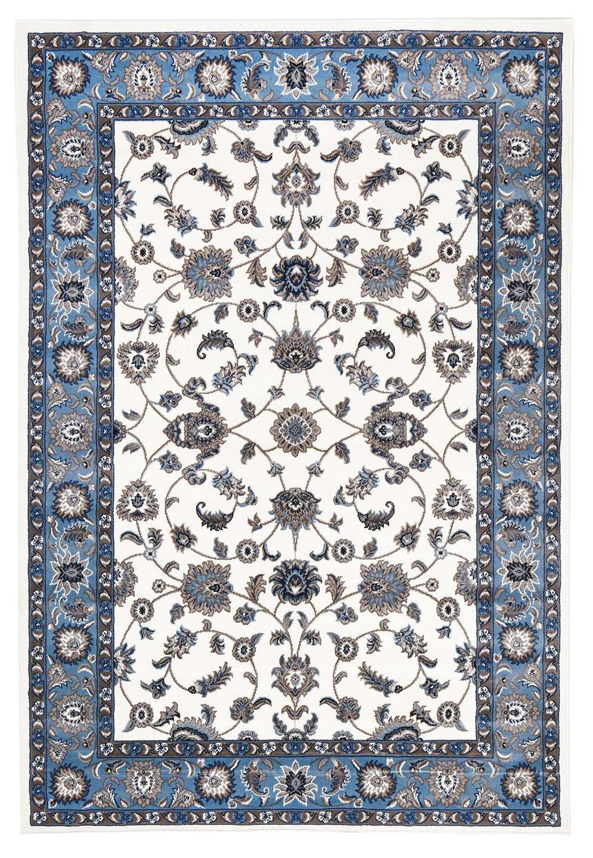 Sydney 1 White Blue Rug by Rug Culture - 400X300CM - RECTANGLE