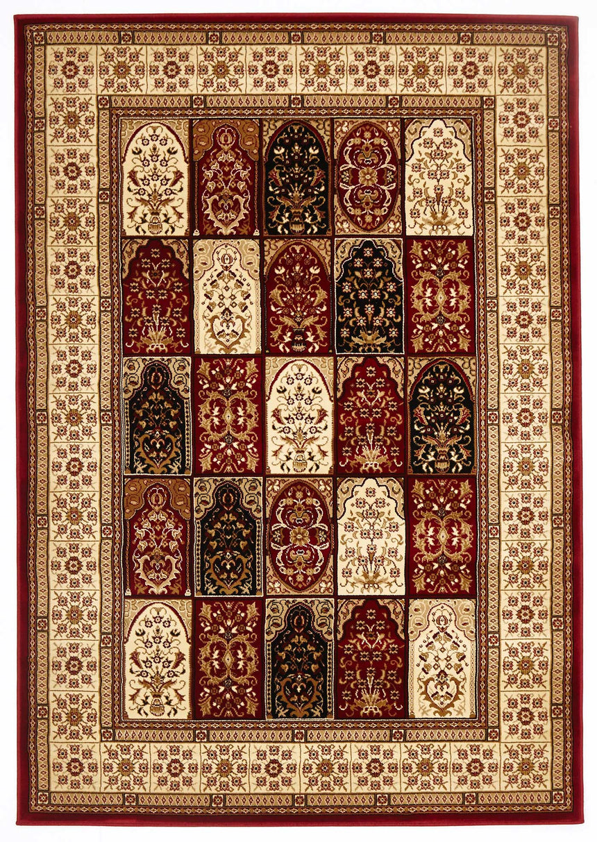 Sydney 4 Red Ivory Rug by Rug Culture - 330X240CM - RECTANGLE