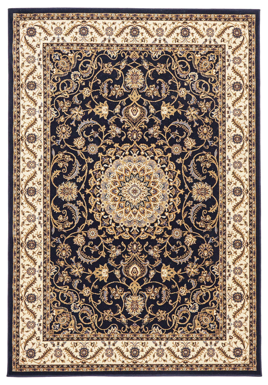 Sydney 9 Navy Ivory Rug by Rug Culture - 290X200CM - RECTANGLE