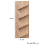 BARCELONA DISPLAY SHELF - NATURAL OAK