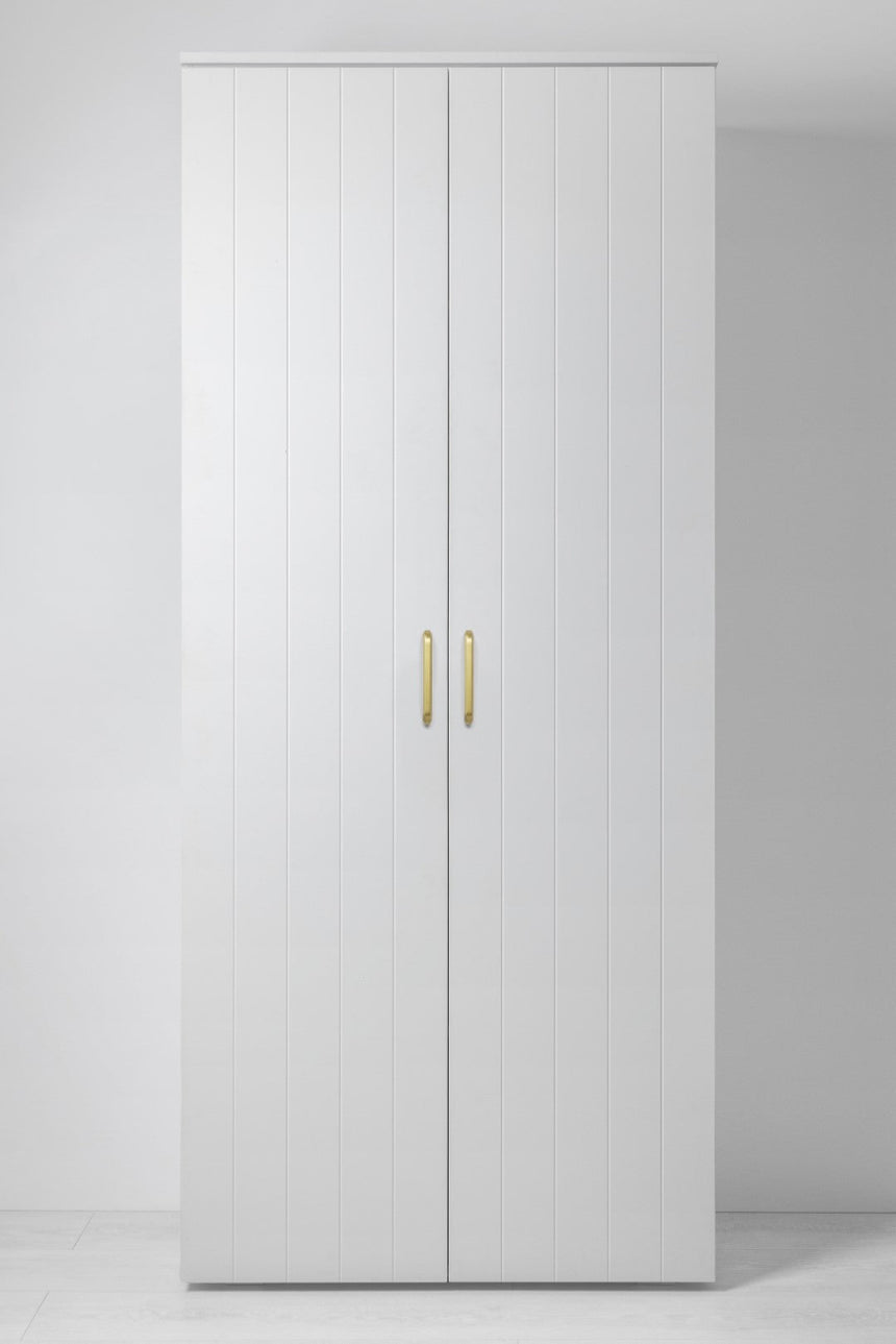 STOCKHOLM UNIVERSAL STORAGE CUPBOARD - VJ PANEL - HEX GOLD HANDLE