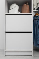 BASEL 2M WALK IN WARDROBE KIT - SLIM SHAKER - WHITE