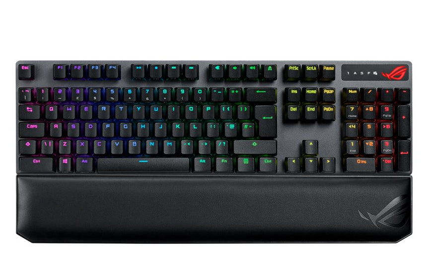 ASUS XA09 ROG STRIX SCOPE NX WL DX/NXBN Wireless Deluxe Gaming Mechanical Keyboard, RGB, ROG NX Switch, PBT Keycaps, Extended CTRL Key