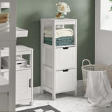 Freestanding Cabinet 2 Drawers Shelf Cupboard