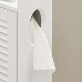 Wooden Bathroom Storage Cabinet, White