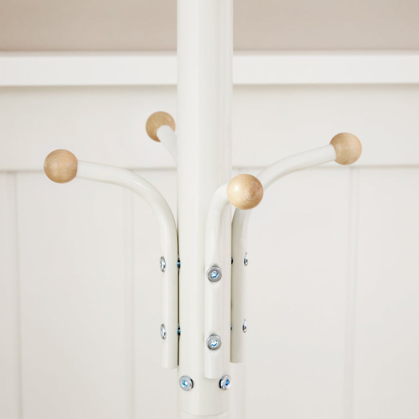 Metal Coat Rack ,White