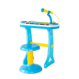 Children's Electronic Keyboard with Stand (Blue) Musical Instrument Toy