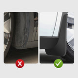 Tesla model Y front and rear PP PVC fender 4 and fit Model 3/Y central control rear storage box push-pull