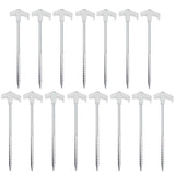 15PCS/set Tent Pegs Heavy Duty Screw Steel In Ground Camping Stakes Outdoor Nail